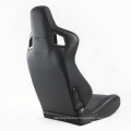 Adjustable Black PVC Leather sports carbon car seats